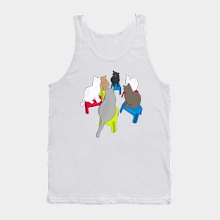 Meeting of Cats Tank Top